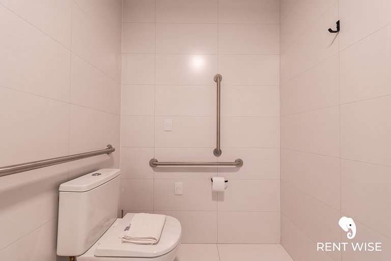 Studio Adaptado p/ Hóspedes c/ Mobilidade Reduzida