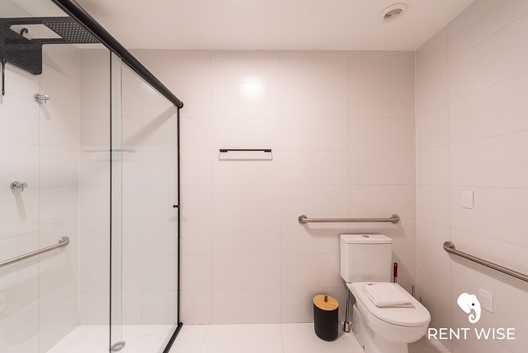 Studio Adaptado p/ Hóspedes c/ Mobilidade Reduzida