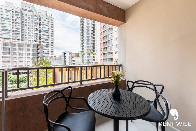 Studio Adaptado p/ Hóspedes c/ Mobilidade Reduzida