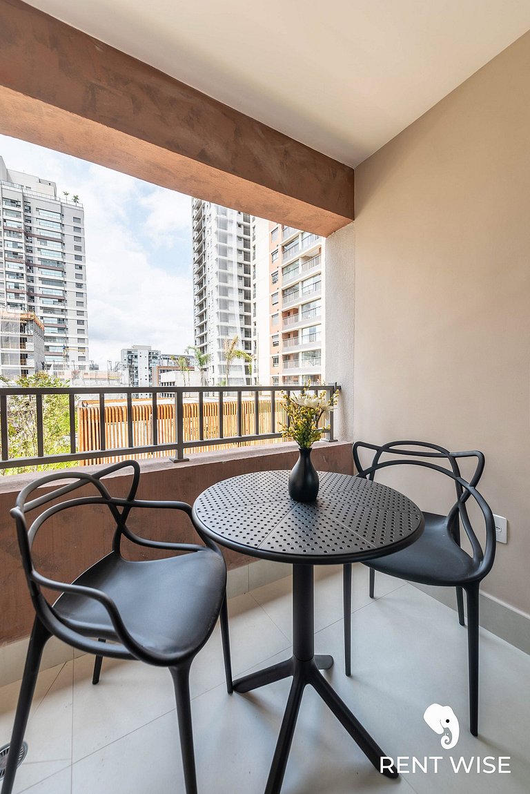 Studio Adaptado p/ Hóspedes c/ Mobilidade Reduzida