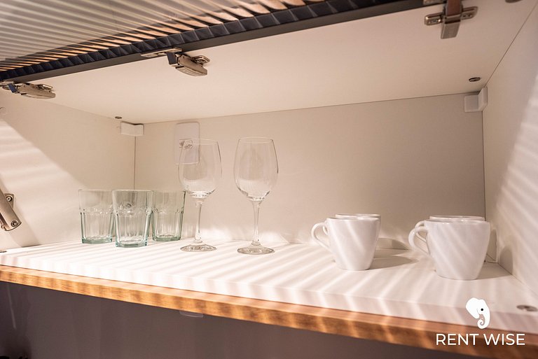 Studio Adaptado p/ Hóspedes c/ Mobilidade Reduzida