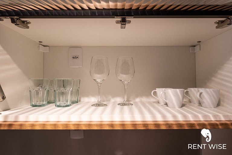 Studio Adaptado p/ Hóspedes c/ Mobilidade Reduzida