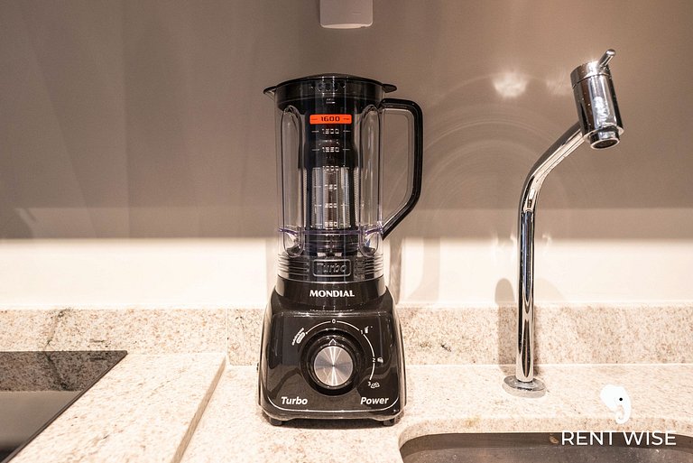 Studio Adaptado p/ Hóspedes c/ Mobilidade Reduzida