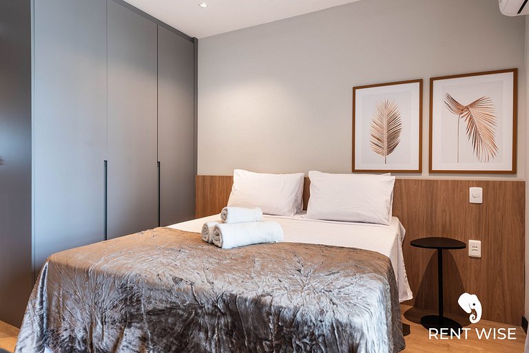 Studio Adaptado p/ Hóspedes c/ Mobilidade Reduzida