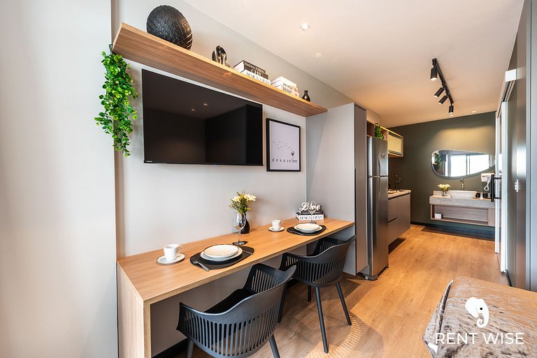 Studio Adaptado p/ Hóspedes c/ Mobilidade Reduzida